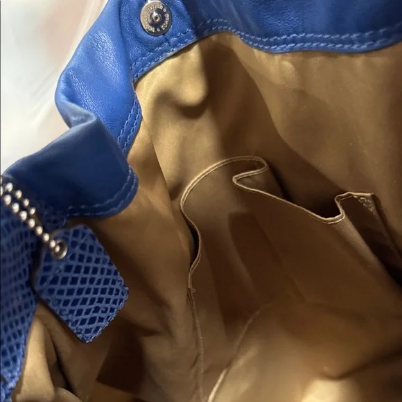 Coach Blue Leather Shoulder Bag F1176-F16535 - Picture 10 of 13